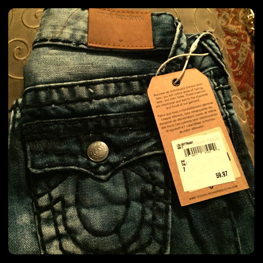NWT Little girls True Religion Jeans Size 7